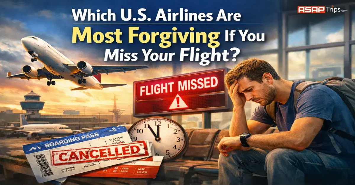 US airlines missed flight policy