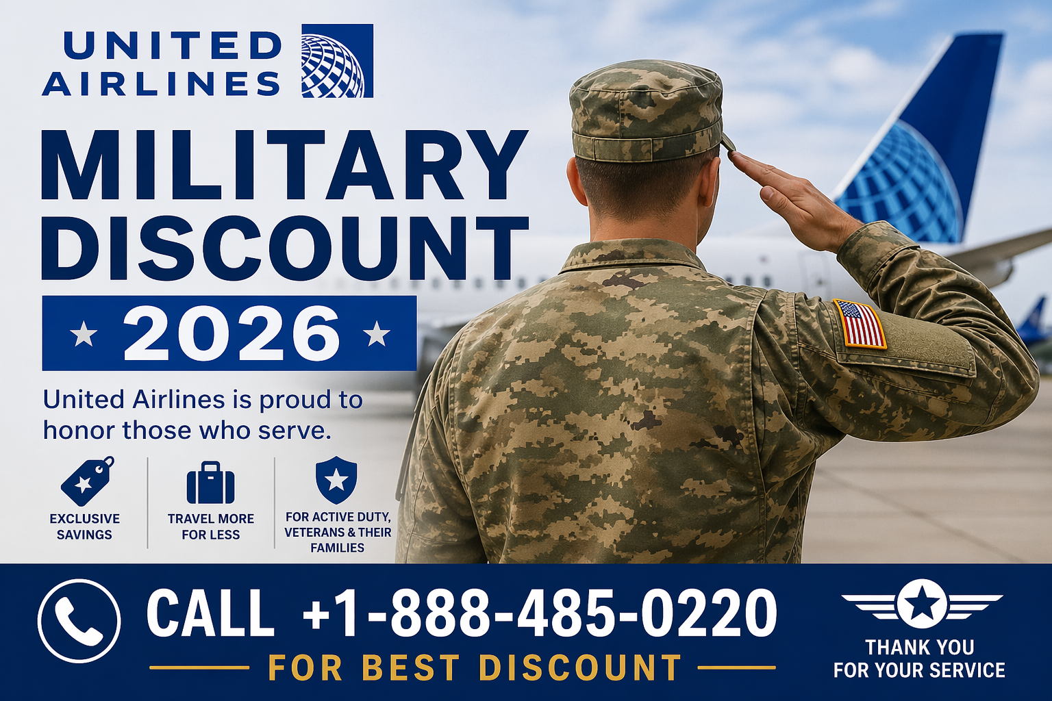 United Airlines Military Discount