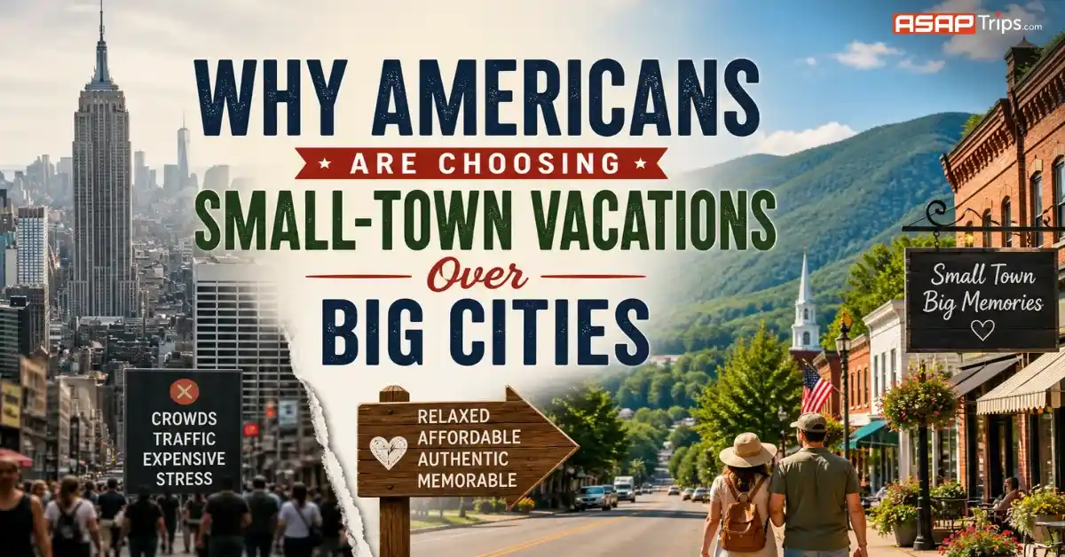 small town travel benefits USA