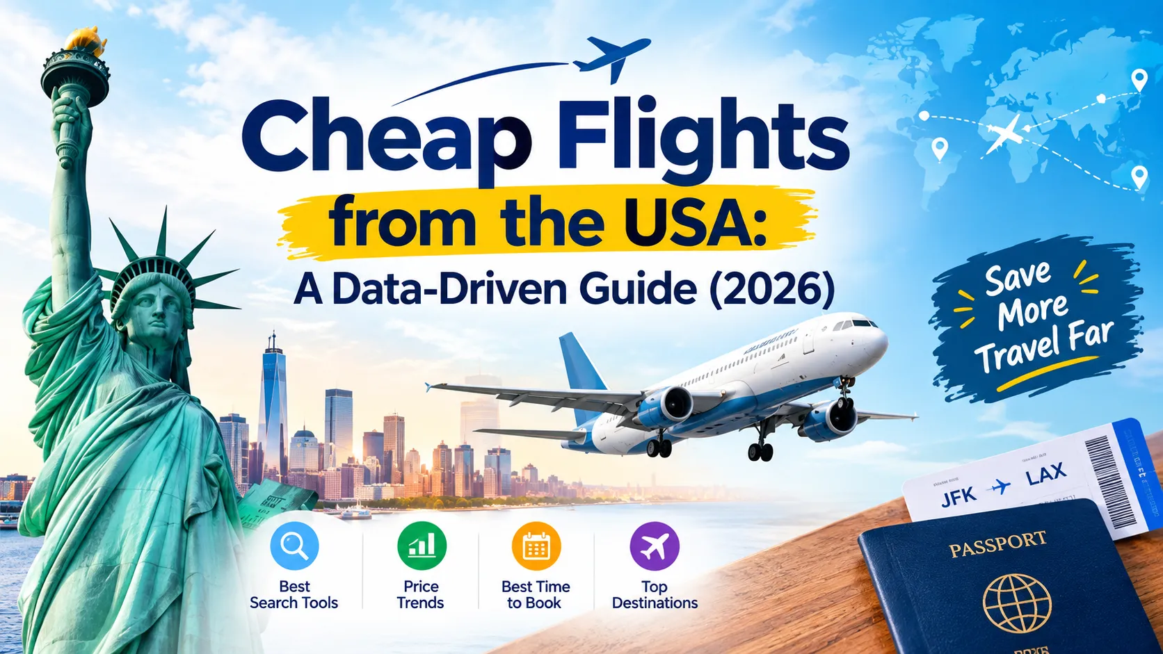 Cheap Flights from the USA: A Data-Driven Guide (2026)