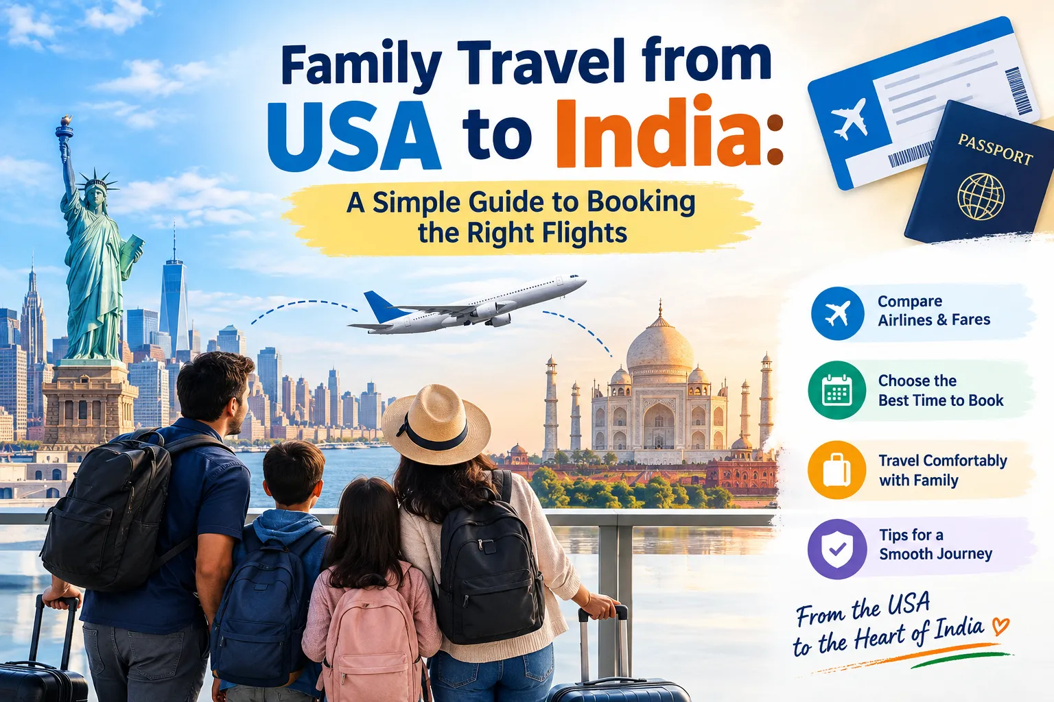 Family Travel from USA to India