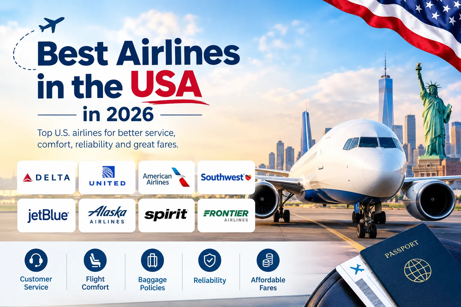 Best Airlines in the USA 2026