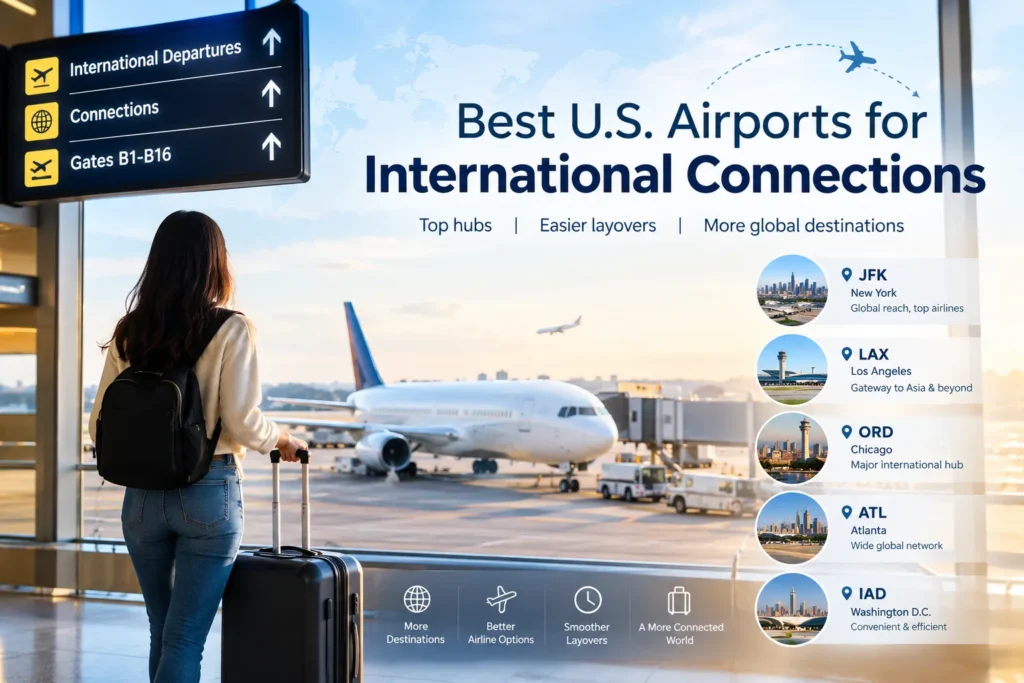best U.S. airports for international connections