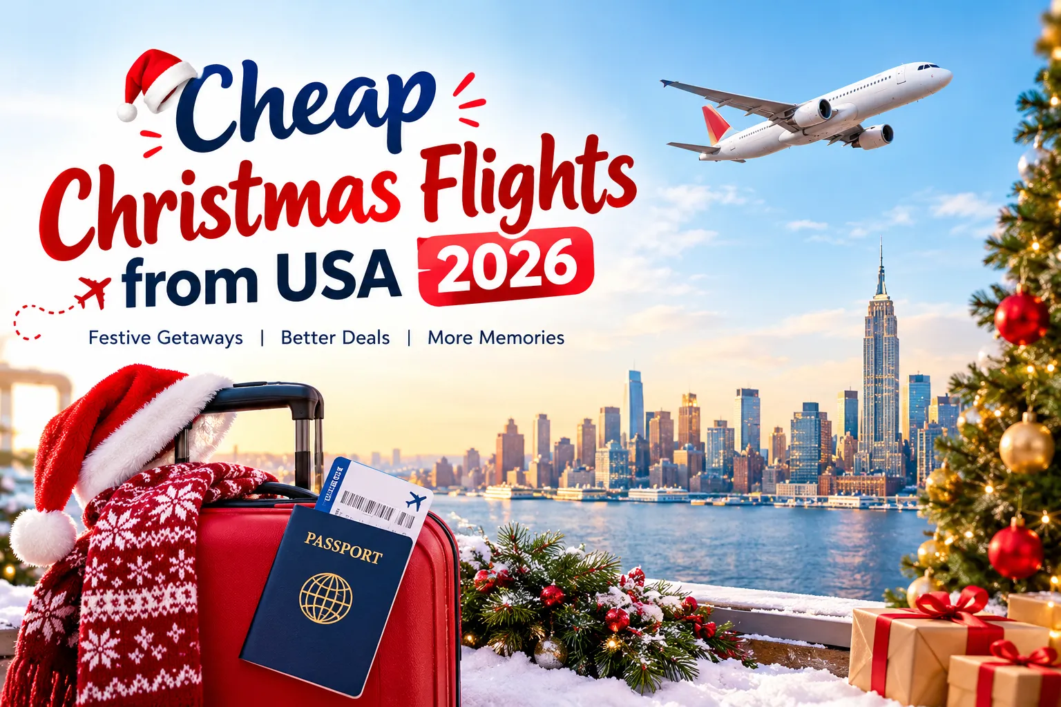 Cheap Christmas Flights from USA 2026