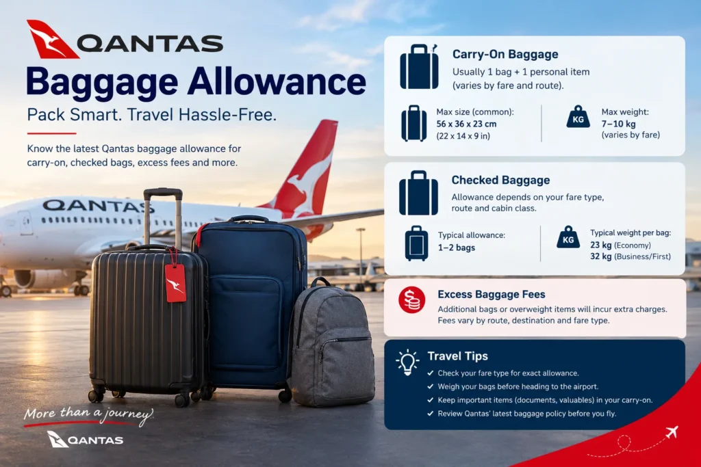 Qantas Baggage allowance