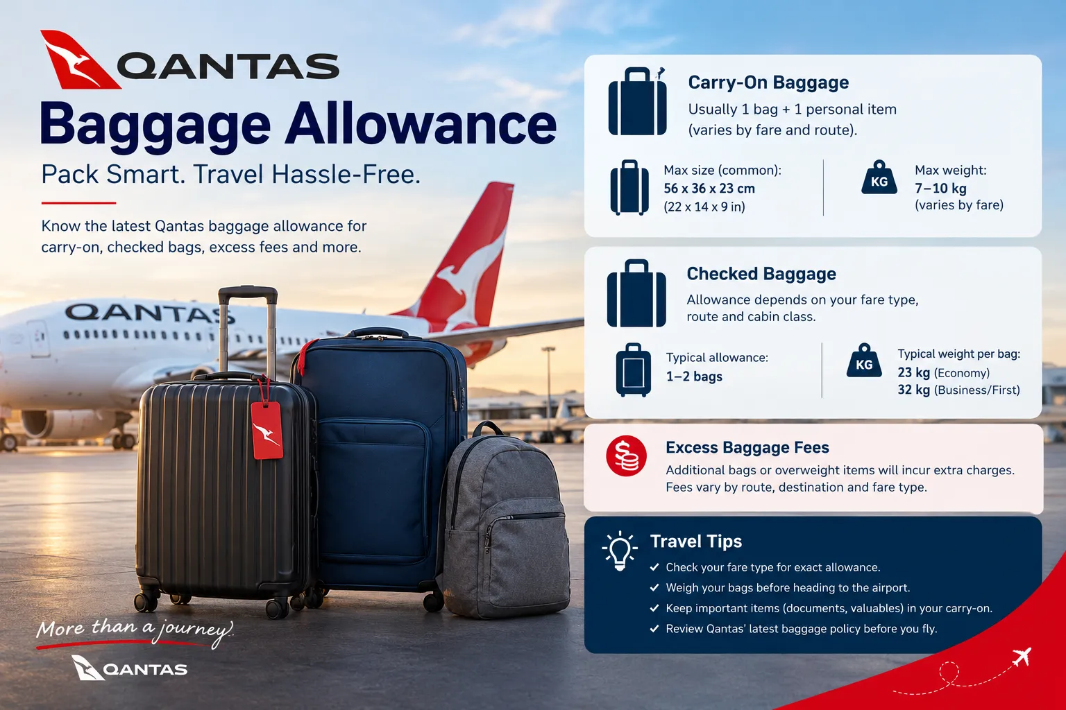 Qantas Baggage allowance